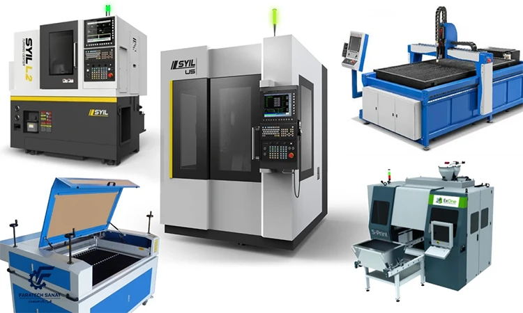 انواع دستگاه فرز cnc