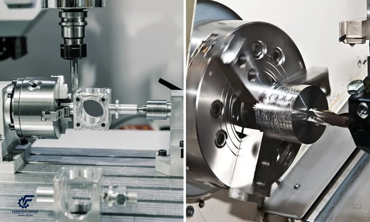 تفاوت تراش CNC و تراش دستی