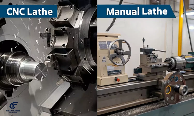 تفاوت تراش CNC و تراش دستی